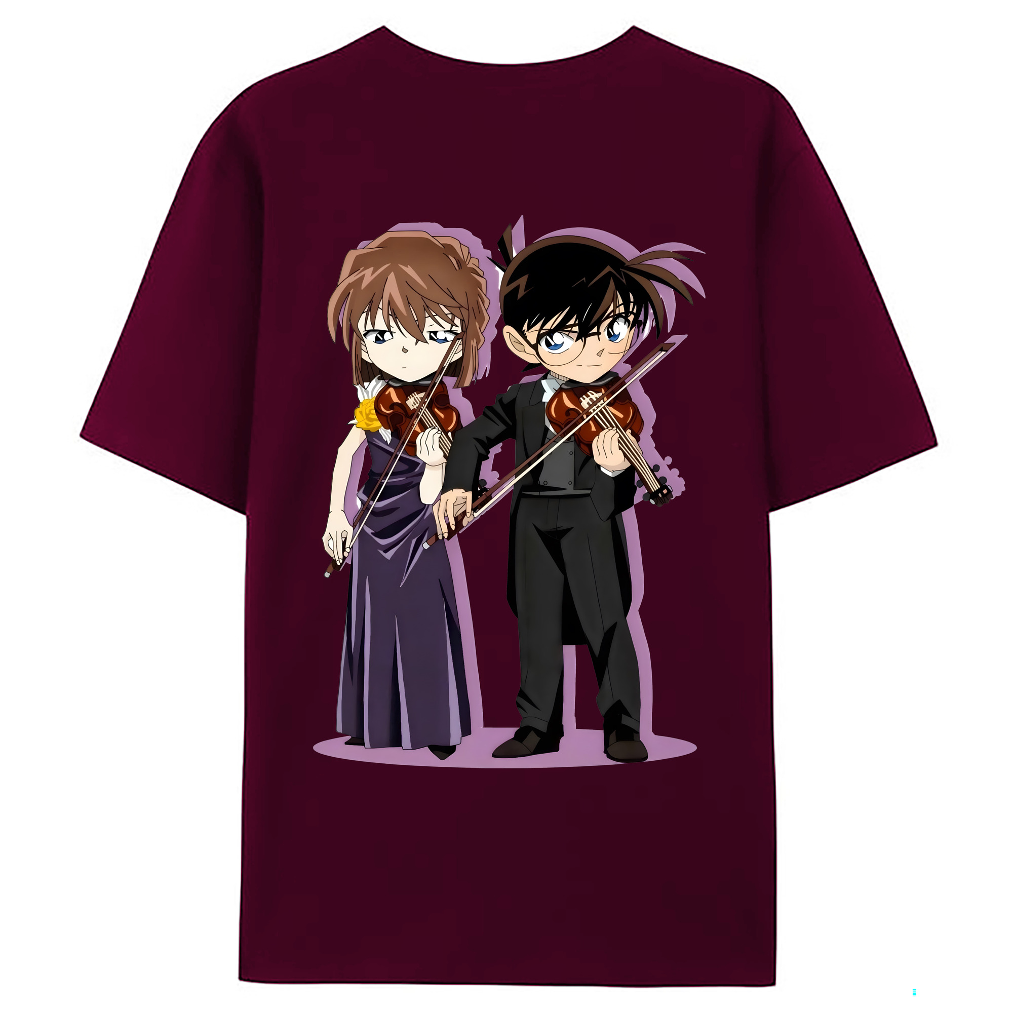 （画像用） 名探偵コナン 灰原 哀 はいばら あい Detective Conan Anita Hailey、Vi Graythorn Haibara Ai レディース半袖Tシャツ(バックプリント)